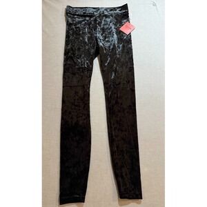 Mossimo Supply CO. Velour‎ Pants Womens Small Black Leggings Ladies.